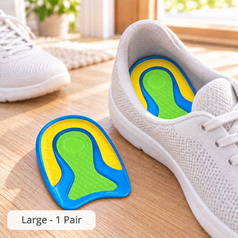 Gel Heel Cups for Shoes – Shock-Absorbing Silicone Heel Cushion