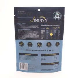 Jiminy's Good Grub Protein Peanut Butter and Cranberry Flavor & Chewy Dog Training Treats | 100% Made in The USA | Gluten-Free | Sustainable | Limited Ingredients | High Protein | Hypoallergenic