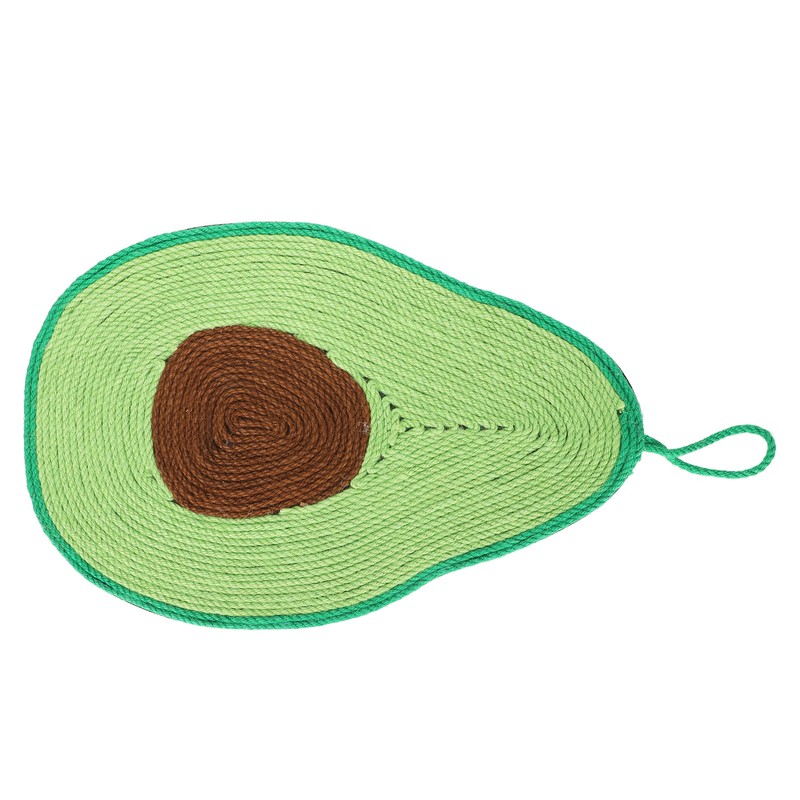 Cat Scratch Pad 28x43cm Avocado Shape Sisal EVA Scratch Resistant