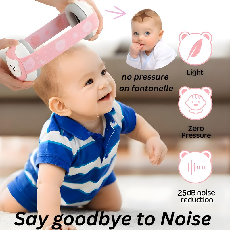 Hcol Baby Earmuffs (PINK)