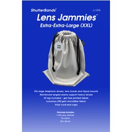ShutterBands XX-Large Lens Jammies Microfiber Drawstring Bags