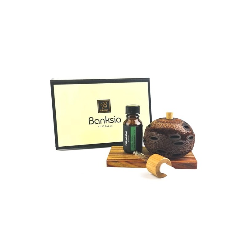 ORANA Banksia Pod & Essential Oil (15ml, Lemon Myrtle)