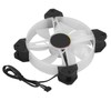 6pcs Computer Case Fan 120mm Ultra Quiet Adjustable Color RGB
