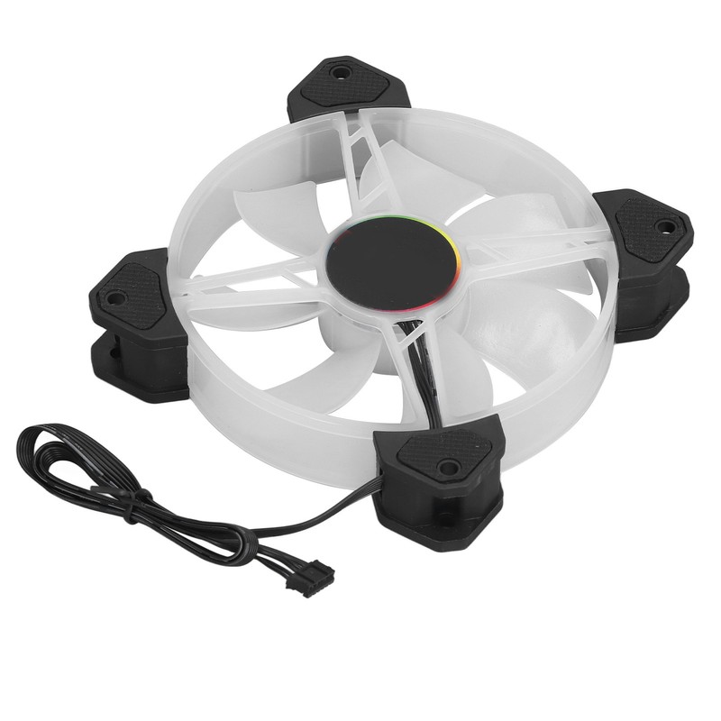 6pcs Computer Case Fan 120mm Ultra Quiet Adjustable Color RGB