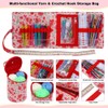 Crochet Bag Roll Bag Holder Organizer for Various Crochet Hooks