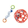Orink (Blue) Oval Rattle (Red) Set for Going Out and