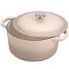 VORRINGARD Enameled Cast Iron Dutch Oven Pot with Lid, for