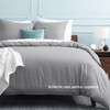 Bedsure Bed Linen 135 x 200 cm, 2-Piece Grey Bed