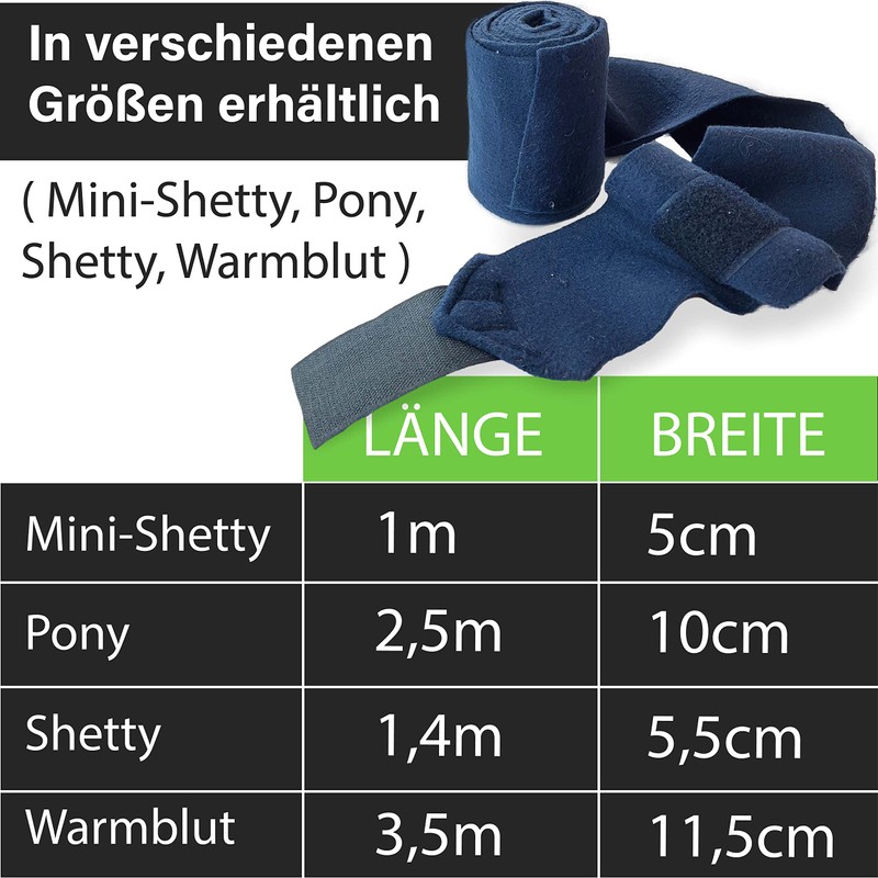 Fleece Bandages for Horse – Horse Fleece Bandages in Set