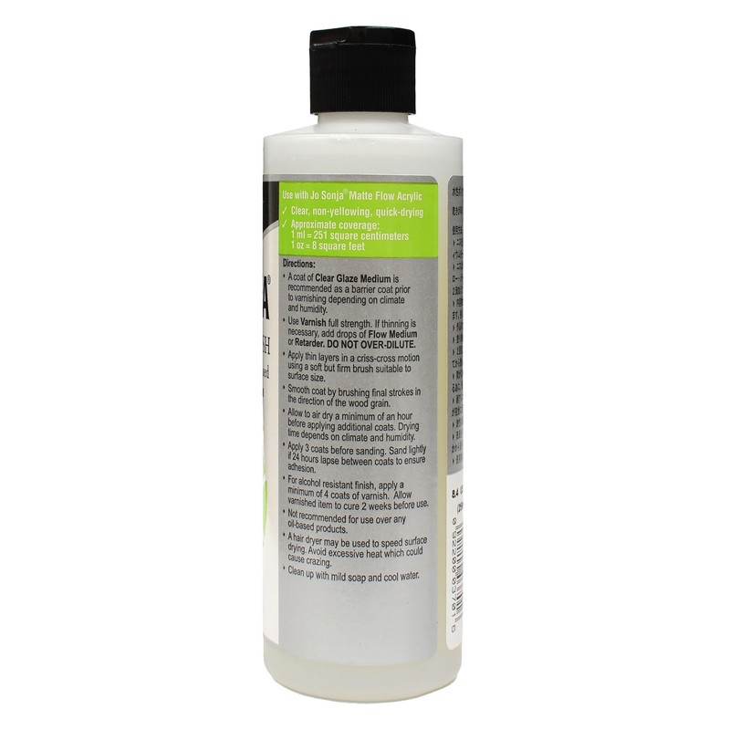 Jo Sonja Polyurethane Varnish Gloss 8oz Bottle - Three Pack