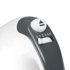 Tristar MX-4203 Hand Mixer, 5 Speed Levels, 200 W, Ergonomic, Stainless Steel Whisk and Dough Hook, Dishwasher Safe Parts, BPA-Free, with Eject Button, Compact and Practical, MX-4203