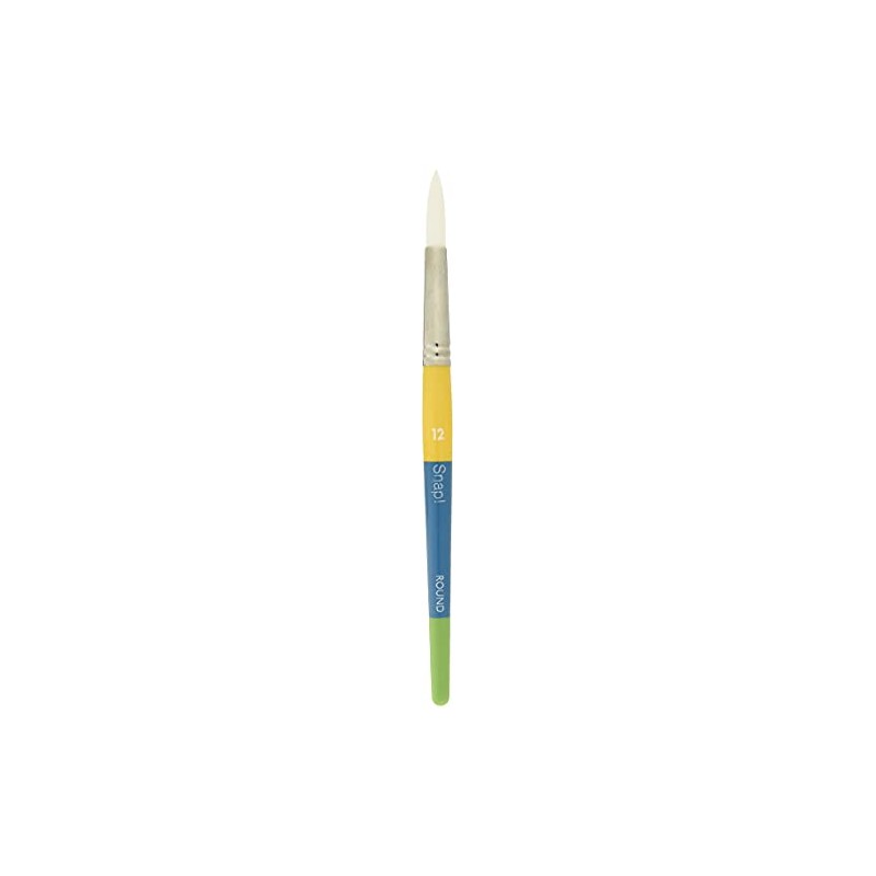 Princeton SNAP BRUSH WHITE TAKLON ROUND 12