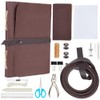 WEBEEDY 89Pcs Bookbinding Kit for Beginners DIY Leather Journal Bookbinding