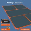 A11N SPORTS Pickleball Court Line Set, Neon Orange