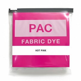 PAC FABRIC DYE Fabric Dye Col.07 Hot Pink with Color Fastener