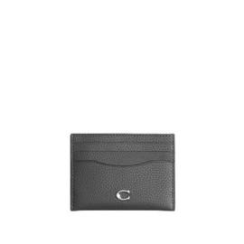 Coach Men's Flat Card CASE Accessory-Travel Wallet, Charcoal