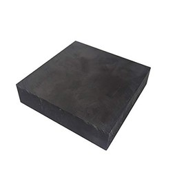 OTOOLWORLD 99.9% Purity Graphite Ingot Block EDM Graphite Plate Milling Surface (110MMx110MMx30MM)