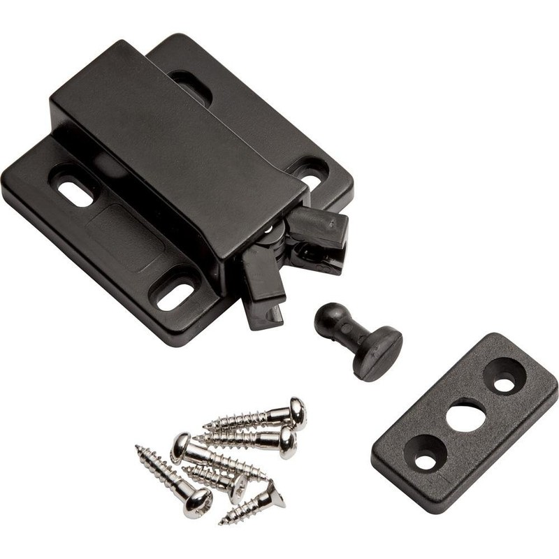 Mc-37 Non-Magnetic Touch Latch Safe Push Latch Black