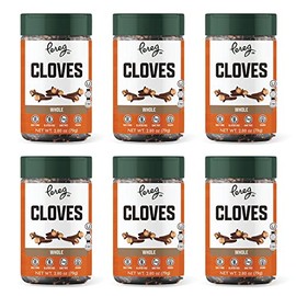 Long Cloves Buds Spices Whole - (2.8 Oz x 6 Pack) - Hand Picked Fresh Cloves - Intense & Strong Flavor Savory Dishes - Ideal for Aromatizing Tea, Pickles & Curries - Non-GMO, Kosher Certified