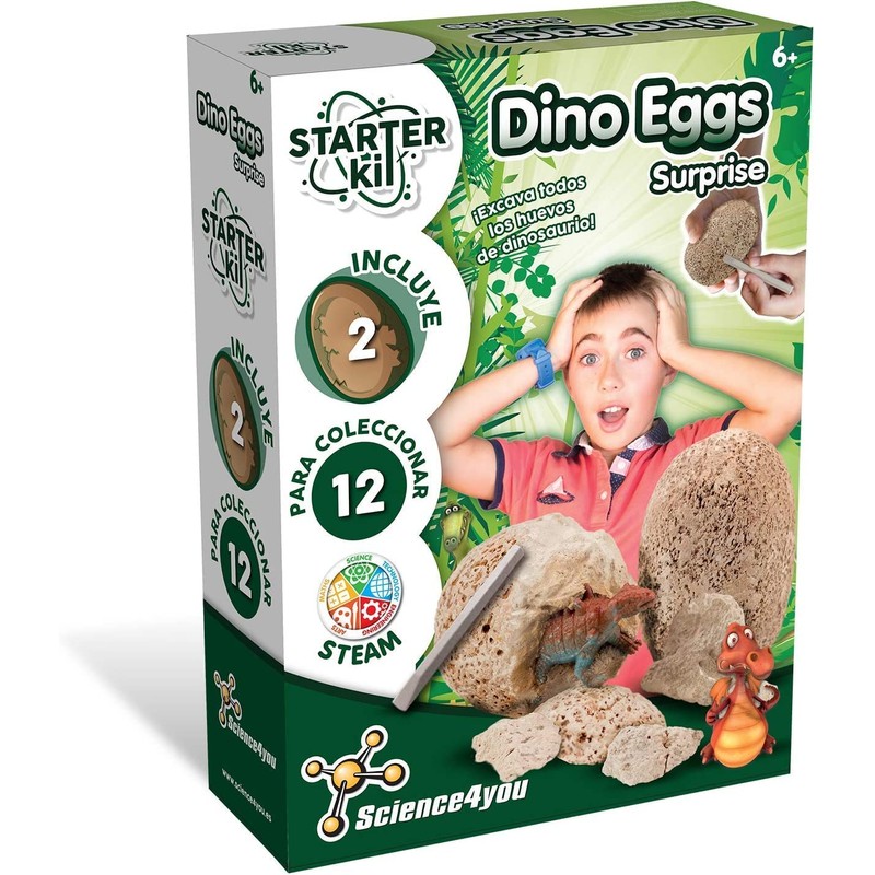 Science4you - Starter Kit di Uova di Dinosauro - Kit