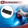 X AUTOHAUX Black Protective Car Wrap Film 0.33ft x 59.84inch