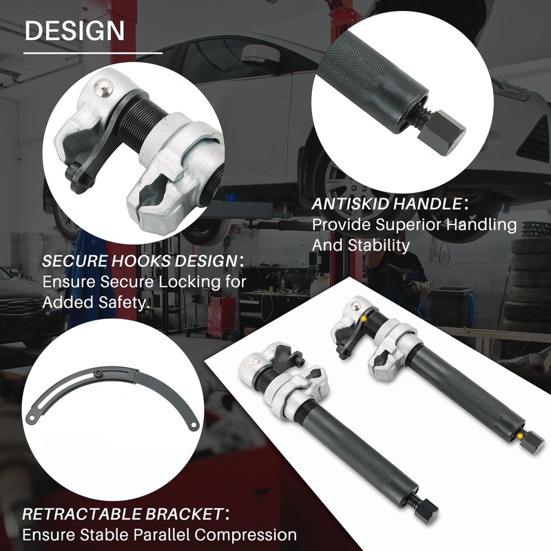 Acymner Coil Spring Compressor Tool | Heavy Duty Build, Ultra-Rugged