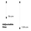 CASCHA Ukulele Strap Adjustable I Length 76 cm to 139
