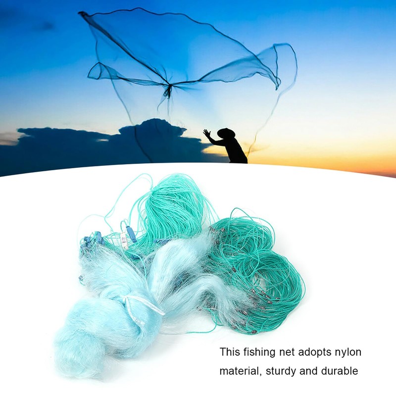 Cast Net, Casting for Bait Fish Casting Net with Float