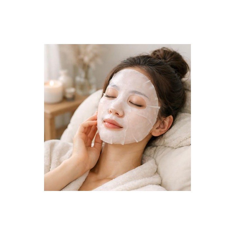 Pack de 20 Piezas Mascarillas Hidratantes con Extractos Naturales –