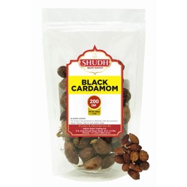 jimidar Shudh Black Cardamom Pods Whole 200 GM ~ (Amomum tsao-ko/Cao Guo/Thao Qua) ~ ...