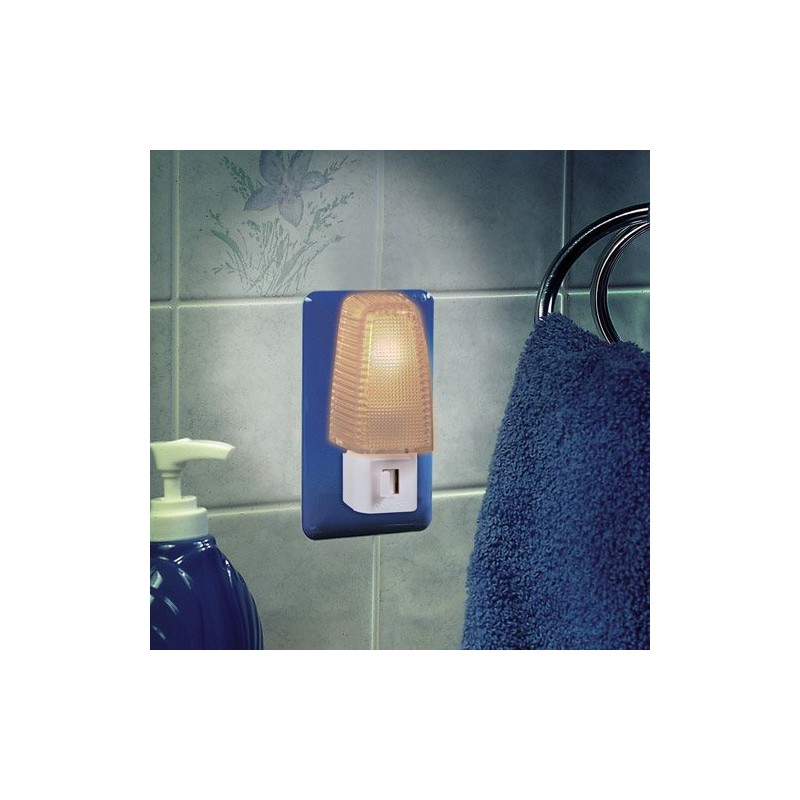 Westek 71053 Faceted Manual On/Off Night Lite, White