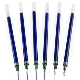 Uni-Ball Signo UM-153 Ballpoint Pen Refills 1.0mm Tip Gel Ink Blue (Pack of 6)