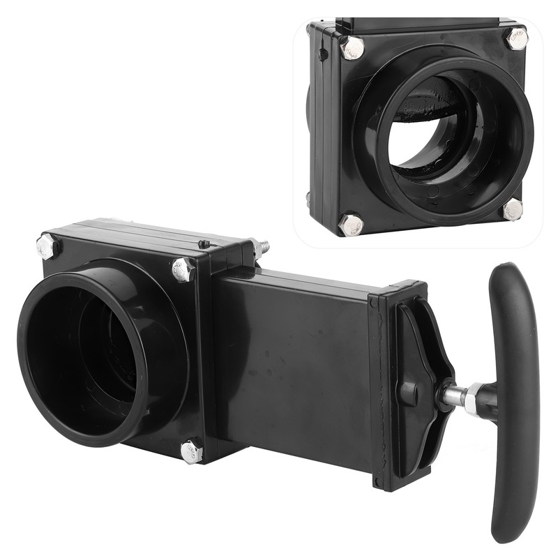 50mm RV Drain Valve Dump Waste Sewer ABS Valve for