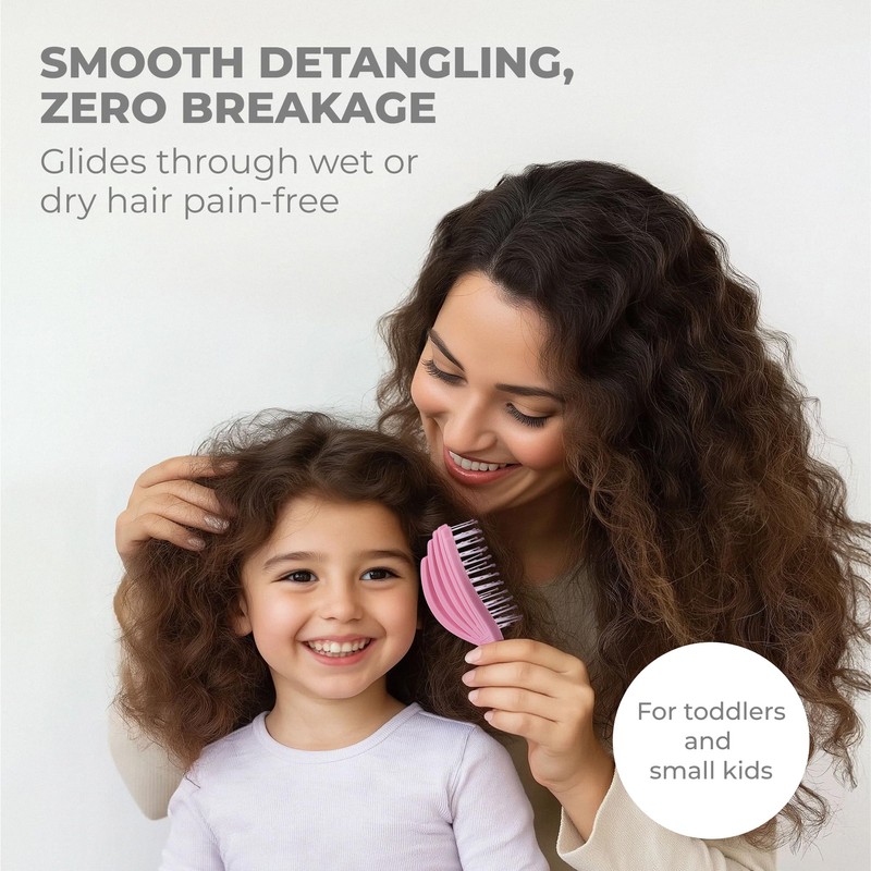 Ninabella Octopus Brush - Pink