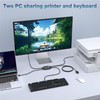 USB Switch 2 in 2 Out, USB Switcher 2 Computers
