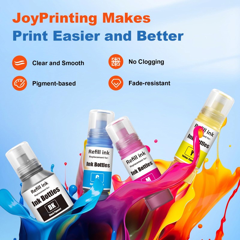JoyPrinting Compatible Ink Replacement for T542 542 Ink Refill Bottles