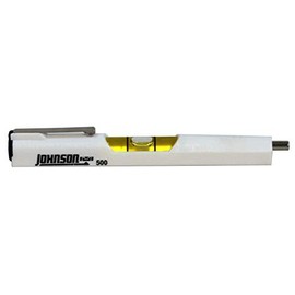 Johnson Level & Tool 500 Pocket Level w/Magnetic Pickup, Silver, 1 Level