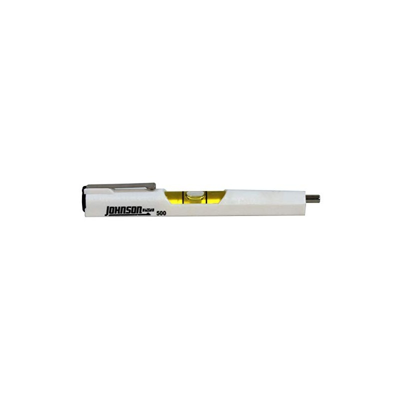 Johnson Level & Tool 500 Pocket Level w/Magnetic Pickup, Silver,
