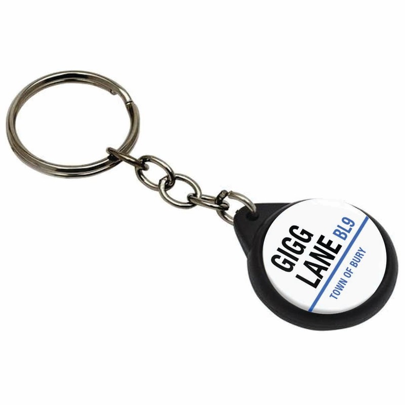Ozorath Gigg Lane BL9 Bury Road Sign Keyring Keychain Key