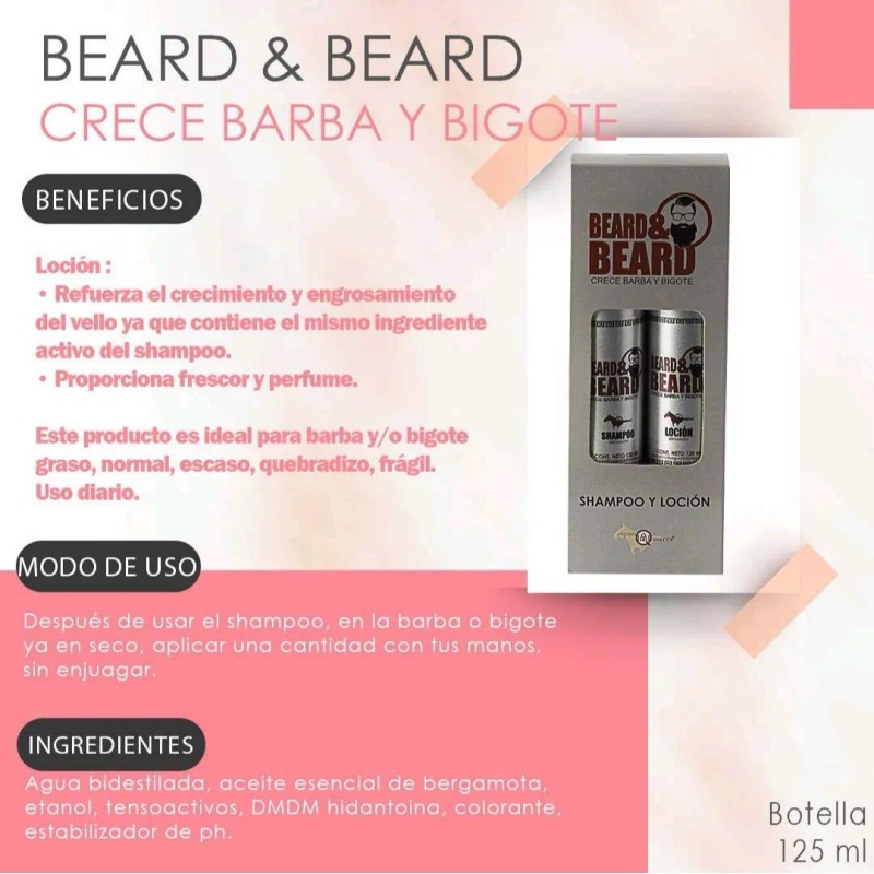 Kit Barba Y Bigote Yeguada Beard & Beard Shampoo Y