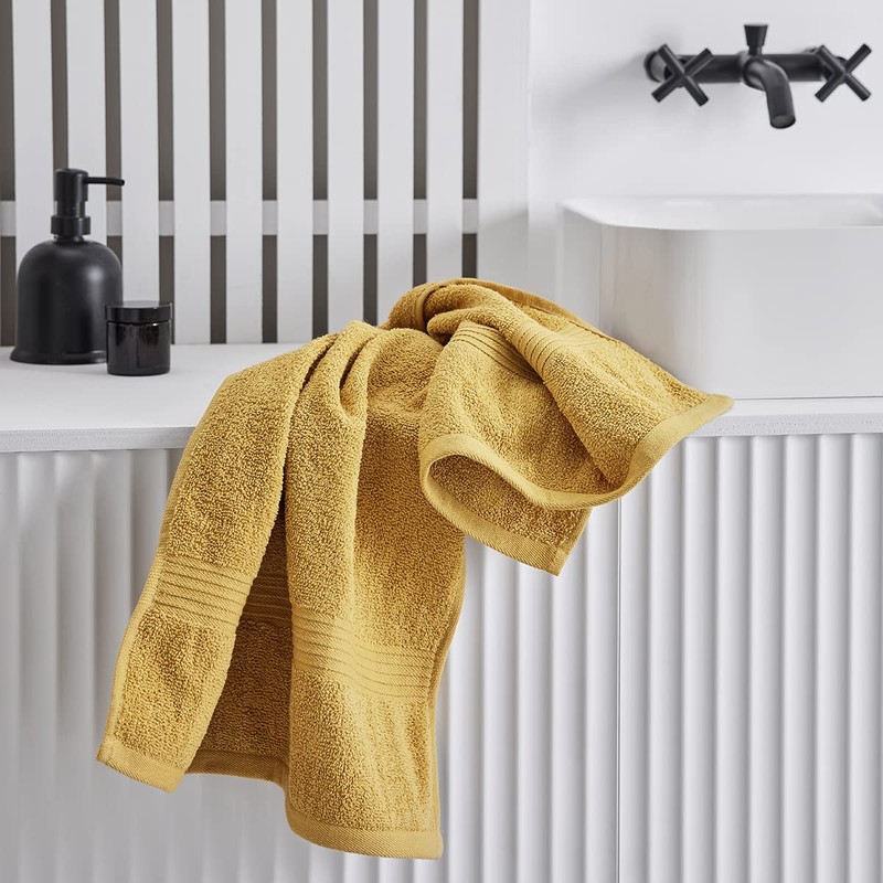 TODAY Essential Cotton Bath Towel 50 x 90 cm Ochre