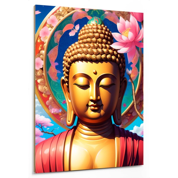 emmena - Picture Buddha Zen with Lotus Flowers - 18