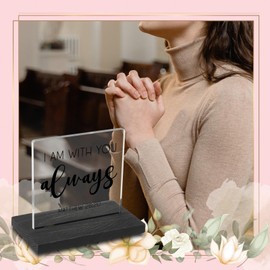 Bible Verse desk decor, Scripture Plaques, Christian Desk Decor for Women, Christian Plaques With Bible Verses, Acrylic Christian Gifts for Women Desk Accessory Decorative Signs ZBB28