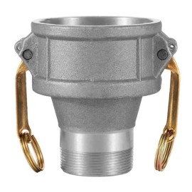 Gloxco Aluminum Type BR Cam and Groove Fitting Reducer, 2" Female Camlock x 3" Male ...