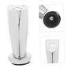 jojofuny 1set Furniture Legs Sofa Feet Round Metal Leg for