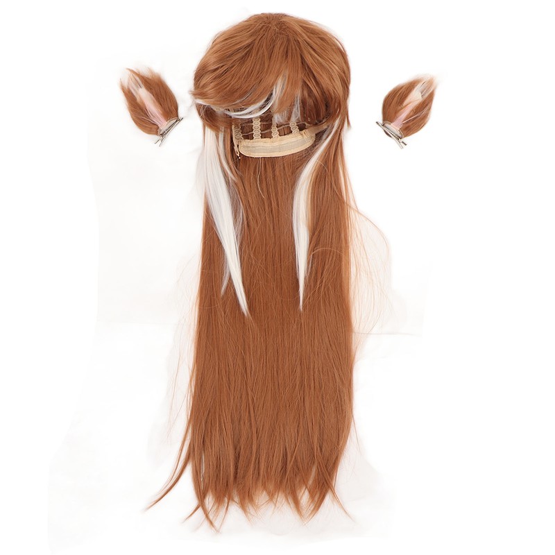 Cosplay Wig Long Straight Adjustable Exquisite Game Anime Cosplay Synthetic