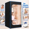 X-Vcak Portable Sauna Box, Steam Sauna Tent for Home with