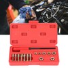 Thread Repair Kit, 15Pcs Universal Metric Thread Restorer Kit Heat