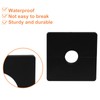 BokWin Square Wall Split Flange Cover, 0.87 Inch/22mm Dia, Black,