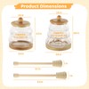 Epicover 2Pcs Honey Pot with Dipper & Sealed Lid 14.2
